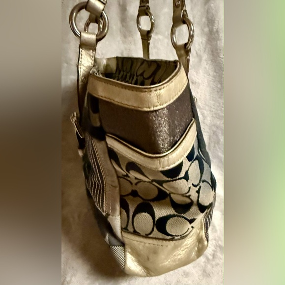 Patchwork Vintage Coach Tote Bag - Picture 10 of 12